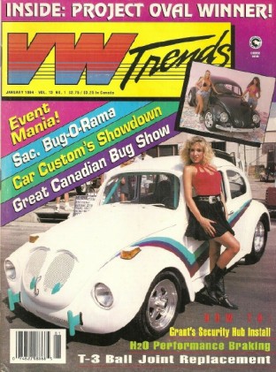 VW TRENDS 1994 JAN - T-3 BALL JOINT REPLACED, SWEET CUSTOM GHIA, BUG SHOW